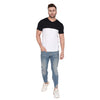 Men Solid V Neck Cotton Blend Grey T-Shirt