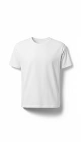 Pure White Unisex Crewneck Tee